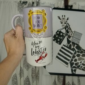 Friends coffee cup set, you're my lobster, how you doin